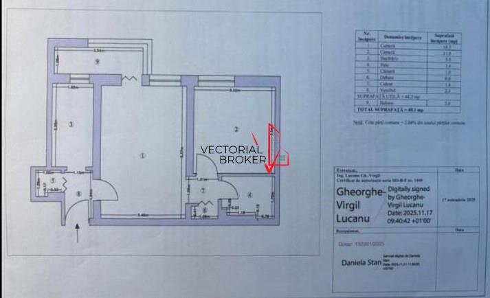 Titan, parc 2 camere et. 1, bloc reabilitat, 49mp, liber